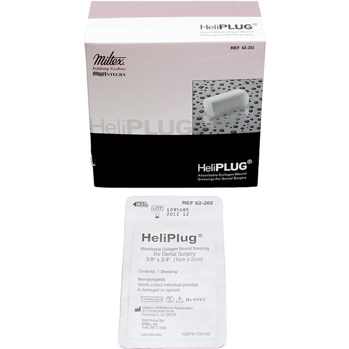 HeliPlug Absorbable Collagen Wound Dressing 3/8" x 3/4"