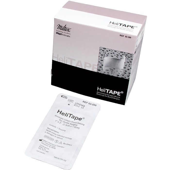 HeliTape Collagen Wound Dressing 1” x 3” (2.5cm x 7.5cm)