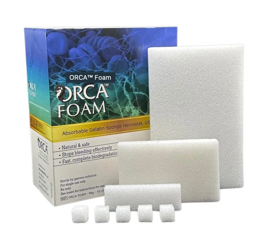 ORCA FOAM® Absorbable Gelatin Sponge Hemostat