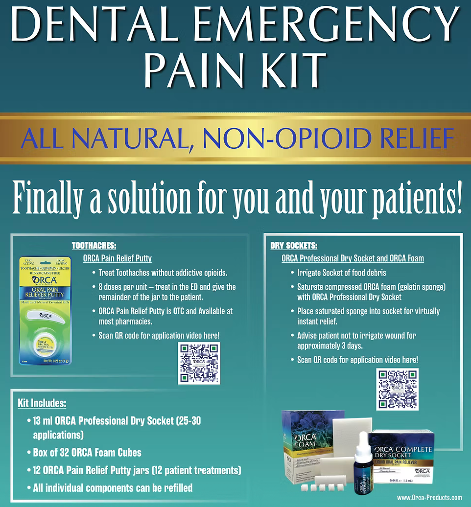 ORCA® Dental Emergency Pain Relief Kit