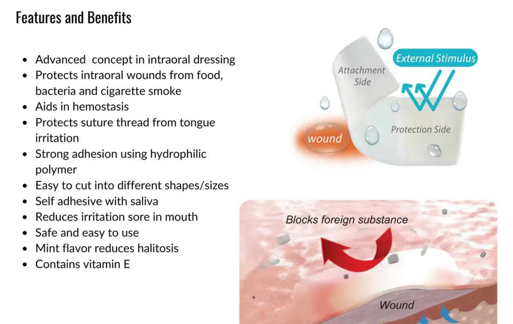 Ora-Aid Intraoral Wound Dressing
